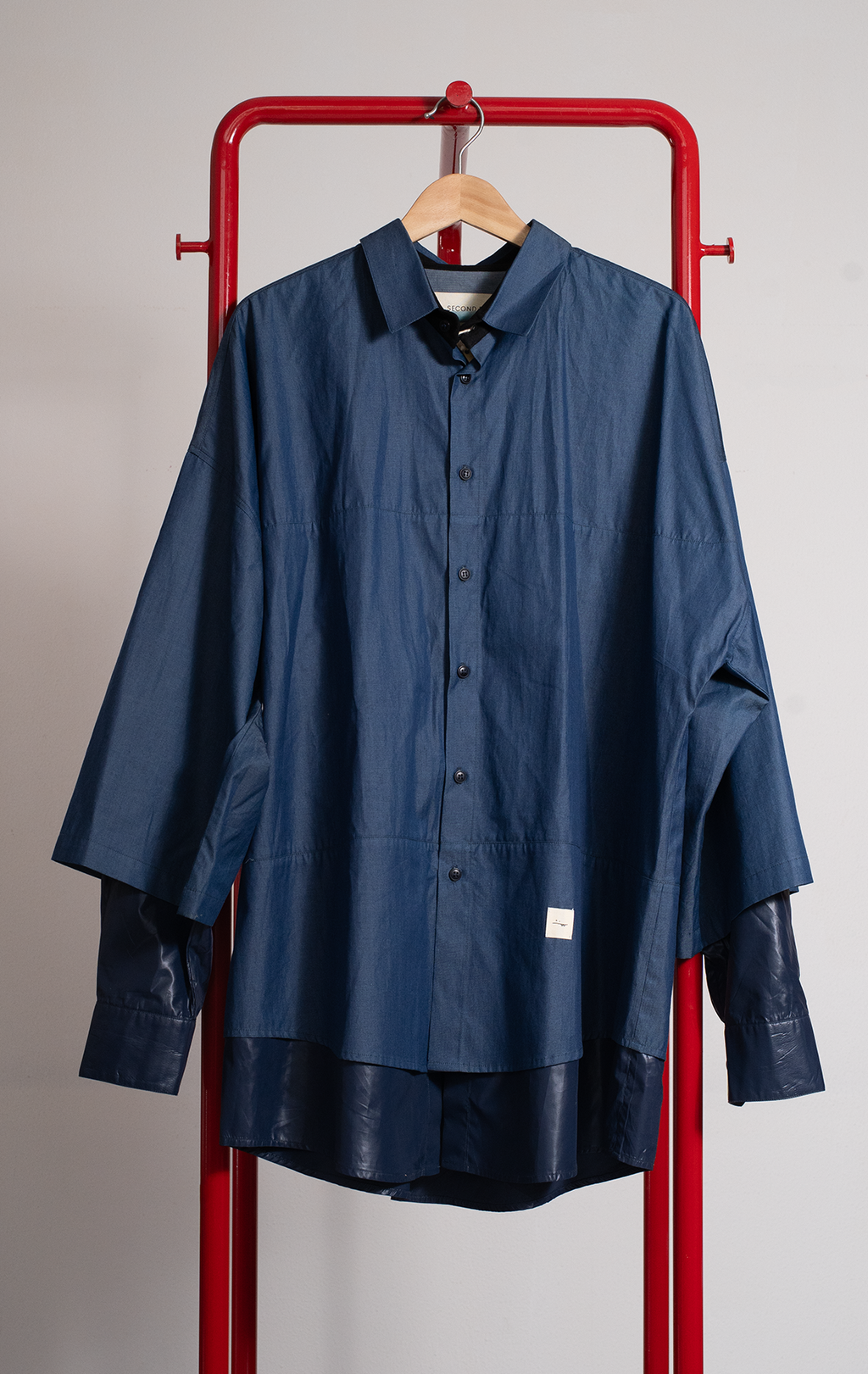 SECOND ST DRESS - Denim & polyester navy - Medium
