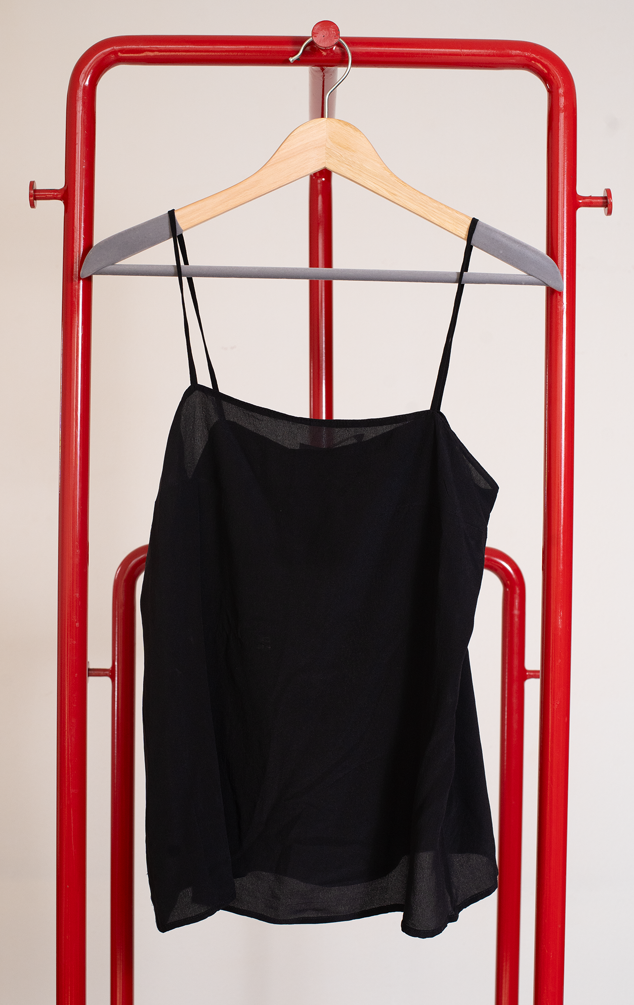 EM BASIC TOP - Black silk - Small