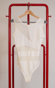 BODY - White open back - Small/ Medium