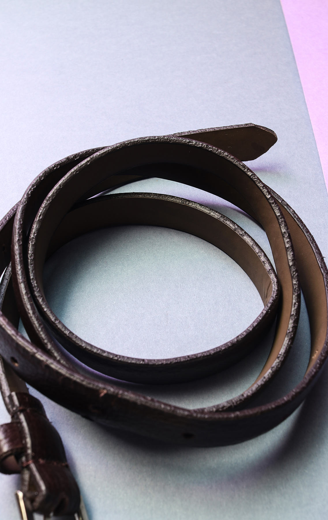 BELT - Dark Brown thin