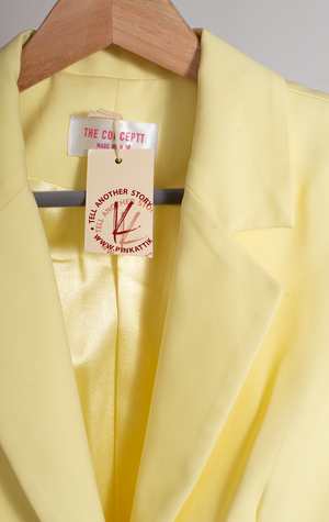 THE CONCEPT BLAZER - Light yellow - Small