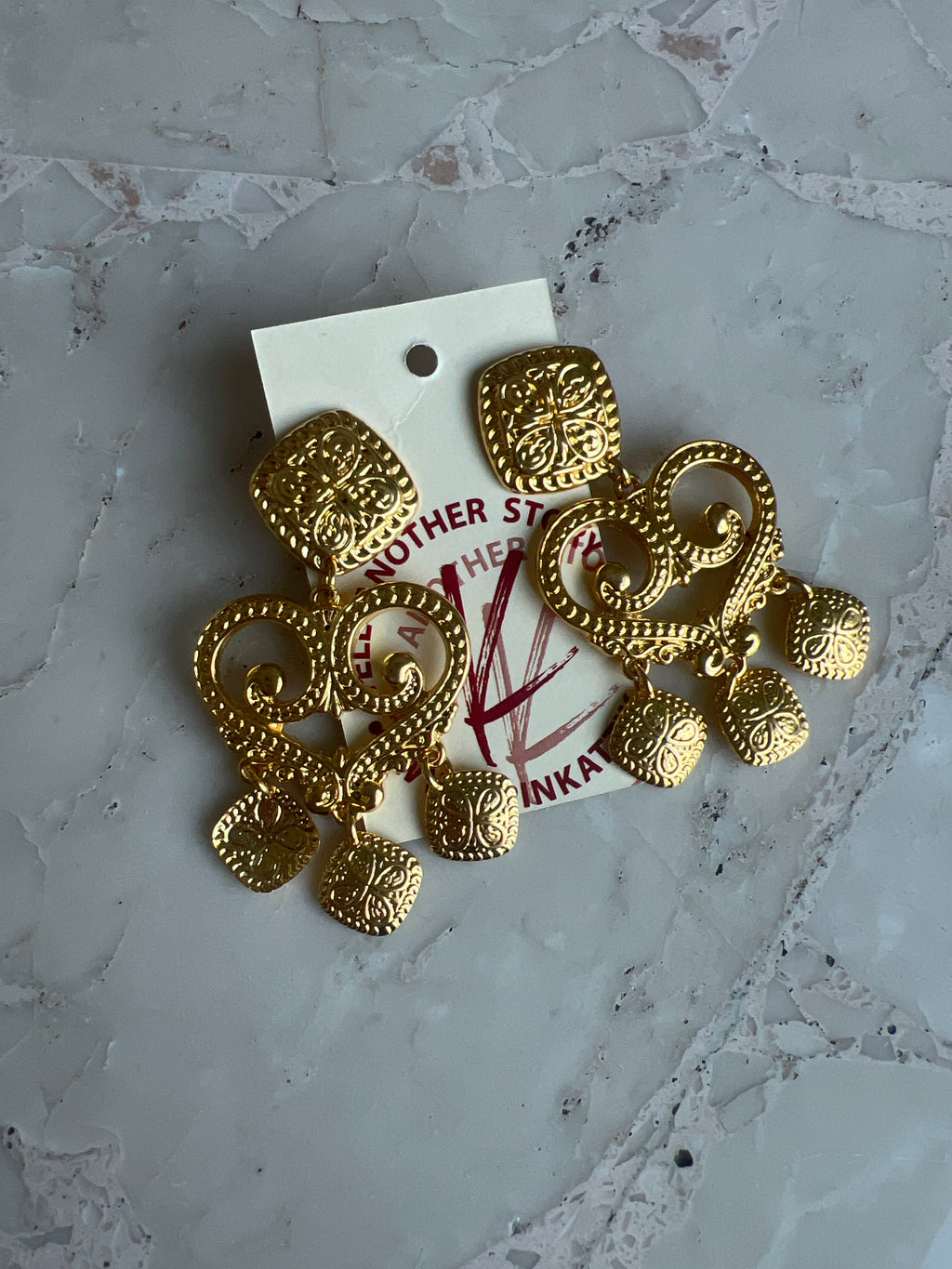 ZARA EARRINGS - Gold charms