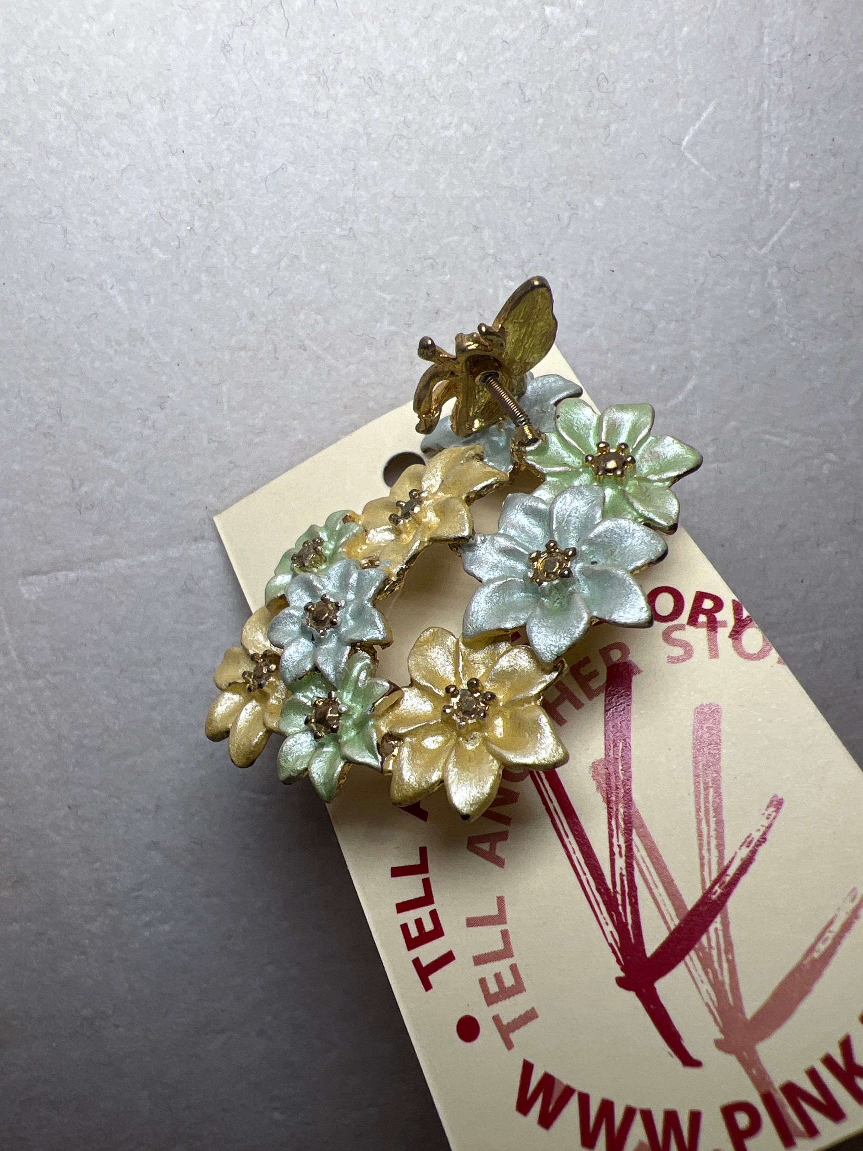 BROOCH - Flowers pastel