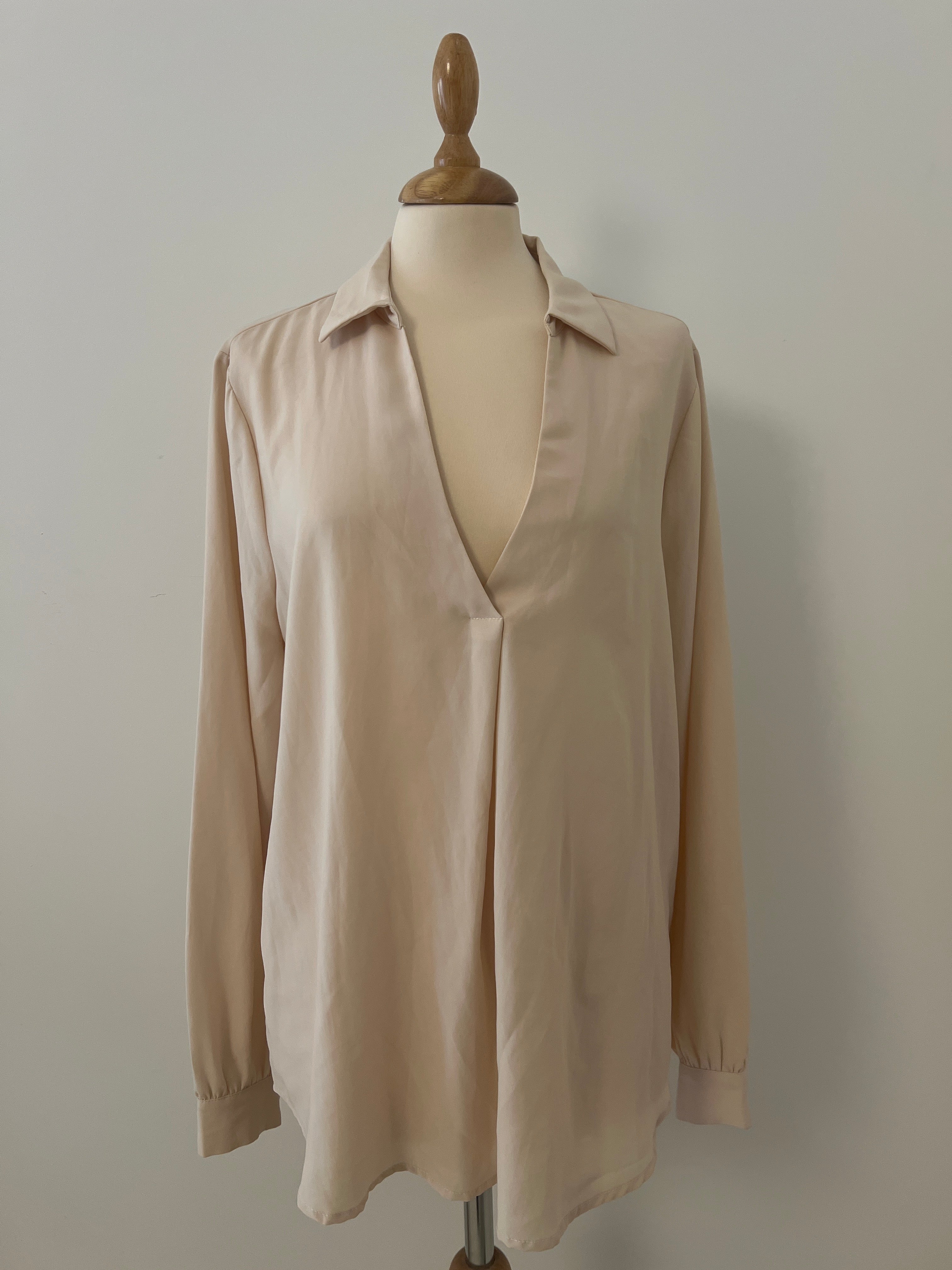 FOREVER21 TOP - Beige - Large