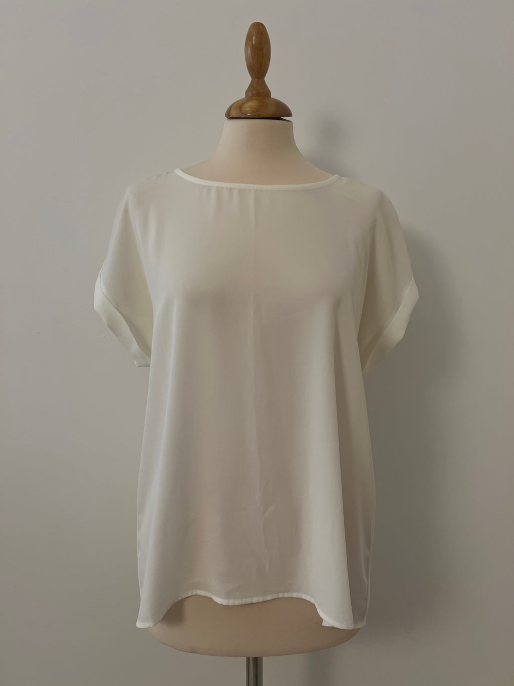 FOREVER21 TOP - White - Small