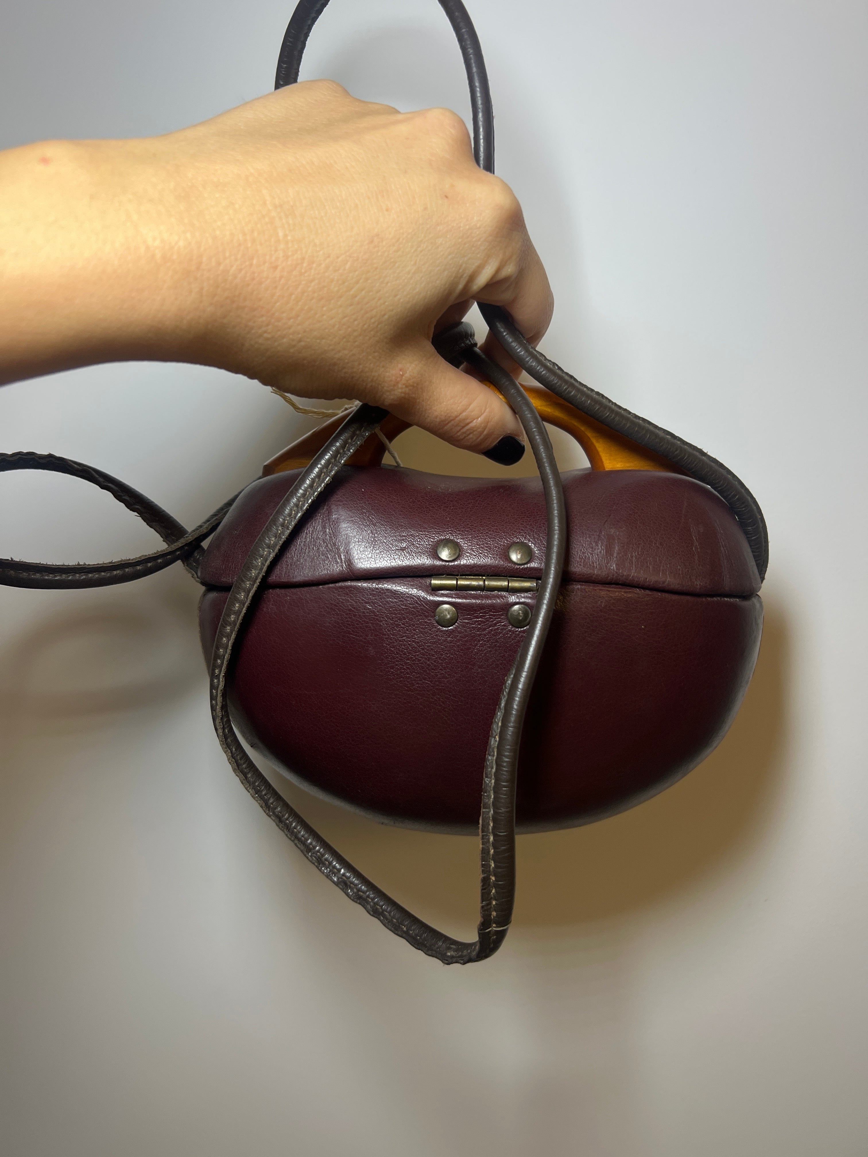 HANDMADE BAG - Leather brown