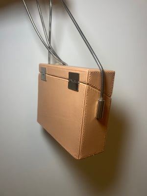 ZARA CLUTCH - Light pink with mirror