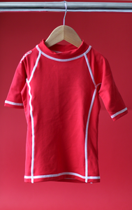 KIDS TRIBOARD BEACH TOP - Red - 6 years