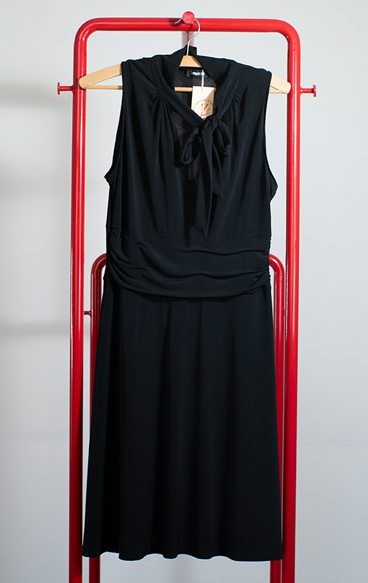 SINEQUANONE DRESS - Black with knot detail - Medium