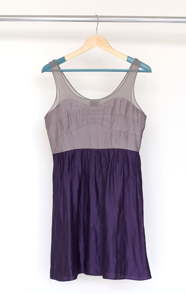 AMERICAN EAGLE DRESS - grey and purple - Small