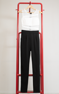 MISS ONE JUMPSUIT - Black & White - Small