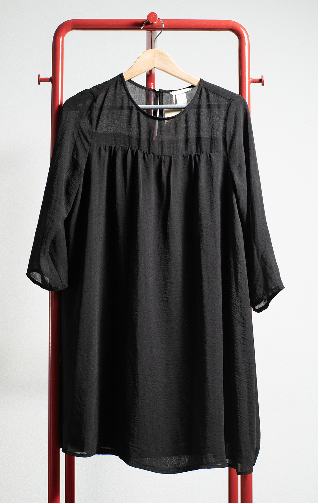 H&M DRESS - Black see through - Small
