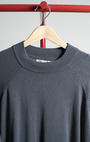 MEN ZARA SWEATER - Grey - XLarge