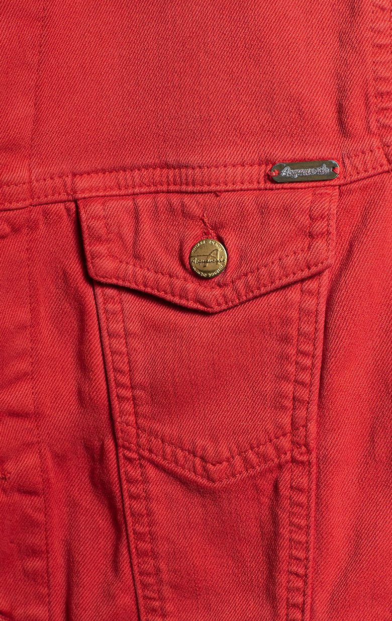 ACGUAVERDE JACKET - Red denim - Small