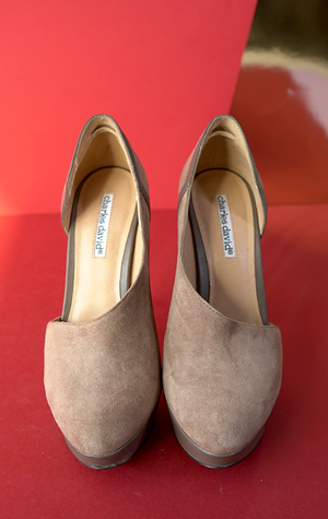 CHARLES DAVID SHOES - Beige double texture - 37