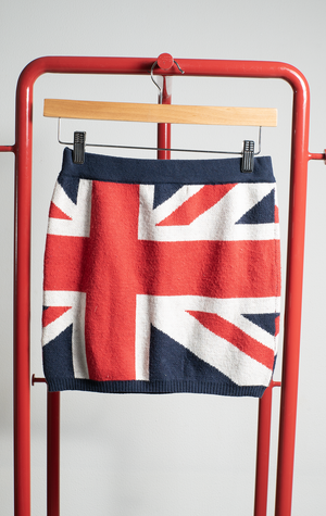 THE CLASSIC SKIRT - england flag navy & red - Small