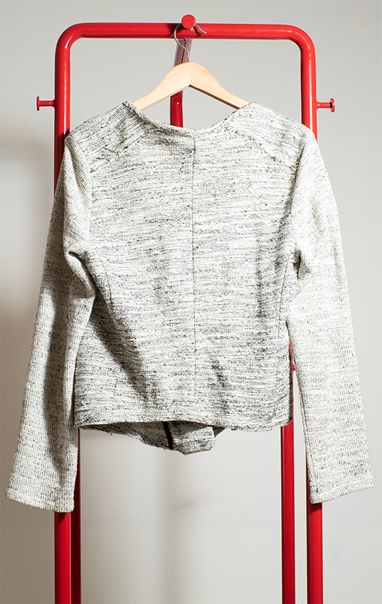 ZARA JACKET - Grey tweed like fabric - Medium