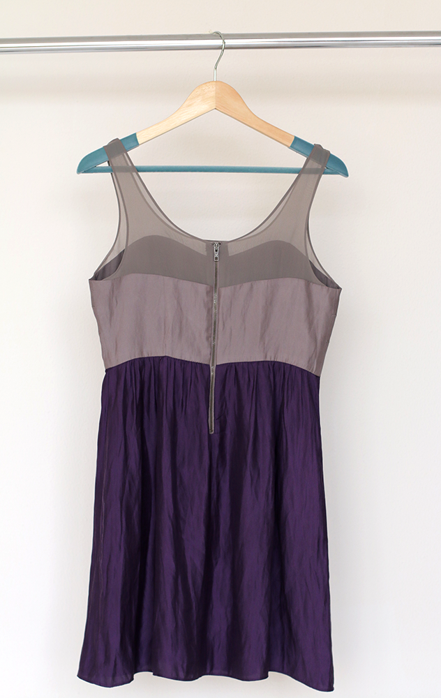 AMERICAN EAGLE DRESS - grey and purple - Small