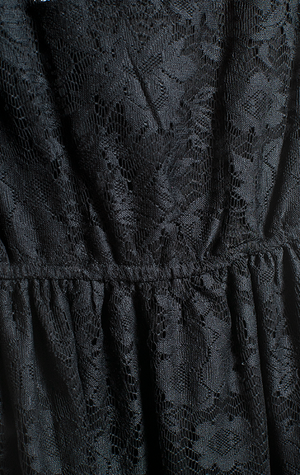 SZN DRESS - Black lace - Medium
