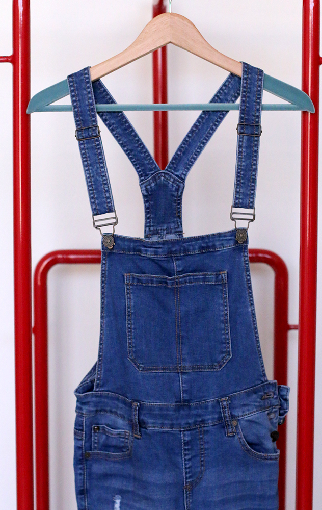 ENJEAN DUNGAREE - Jeans blue - Small