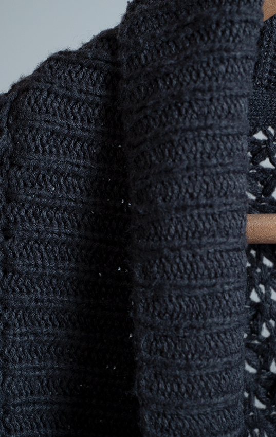 NOISY MAY CARDIGAN - Dark grey knit - XSmall